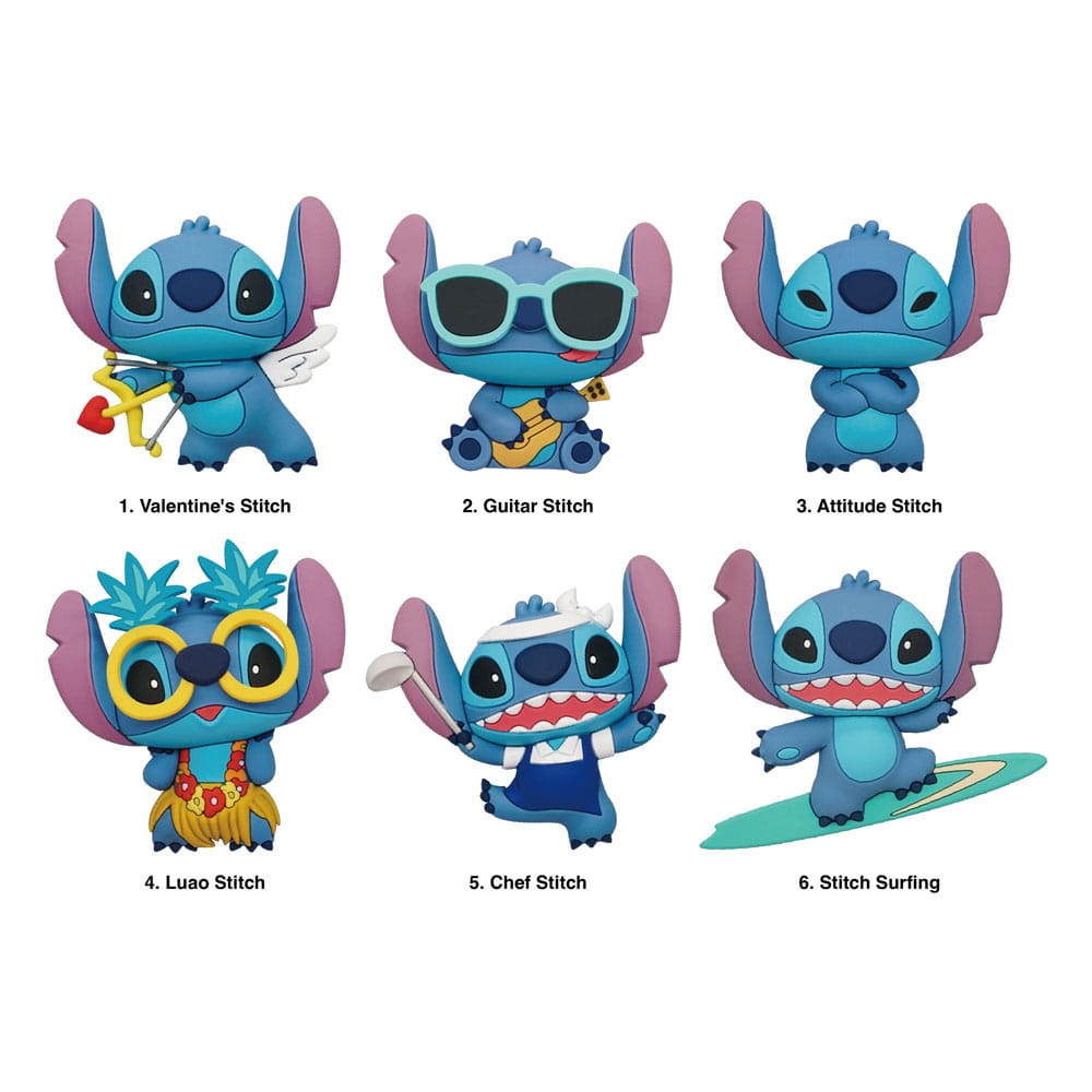 Lilo & Stitch 3D 3D Magnets Series 2 Display (12)