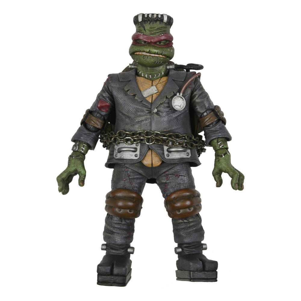 Universal Monsters x TMNT Actionfigur af Ultimate Raphael as Frankenstein's Monster på 18 cm