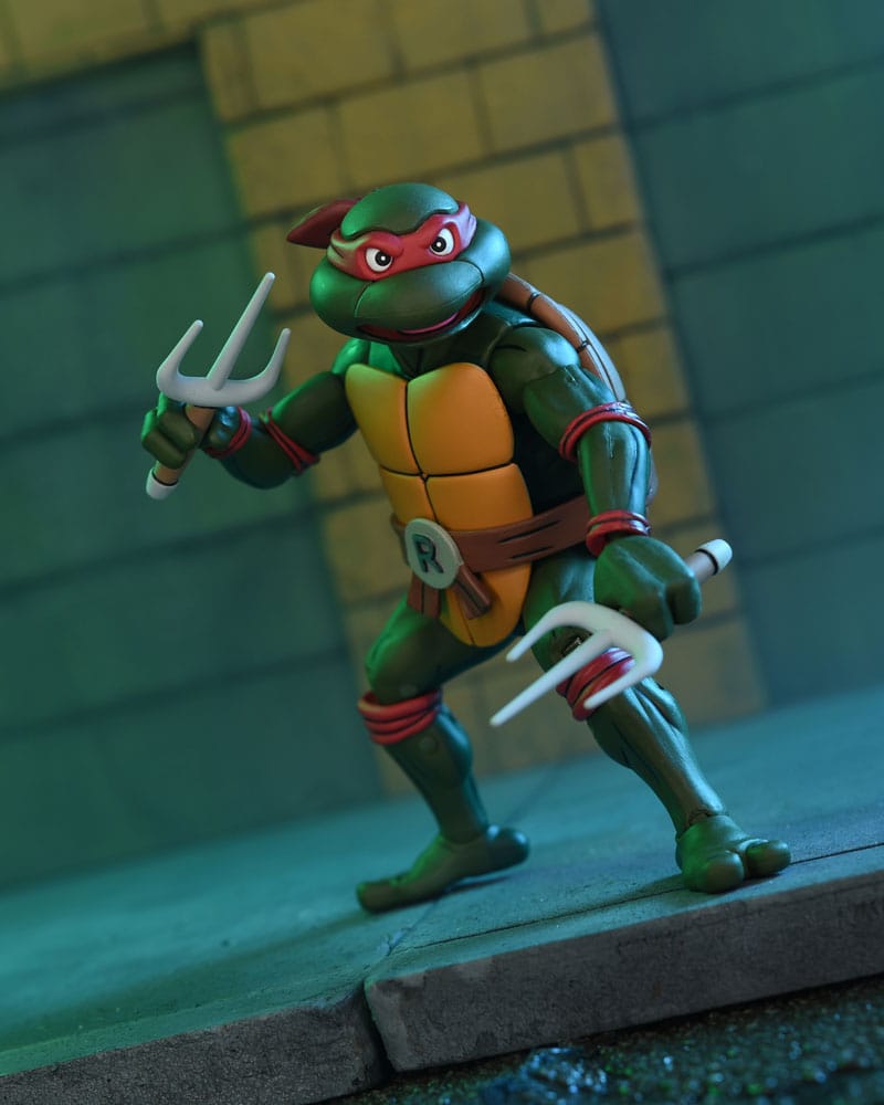 Teenage Mutant Ninja Turtles (Cartoon) Action Figure Ultimate Raphael VHS 18 cm