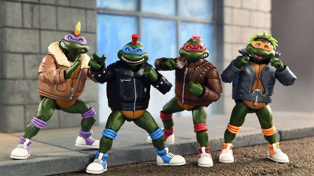 Teenage Mutant Ninja Turtles (Cartoon) Action Figures 4-Pack Punk Turtles 18 cm