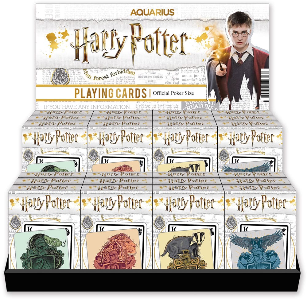 Harry Potter Playing Cards Display Houses (24)