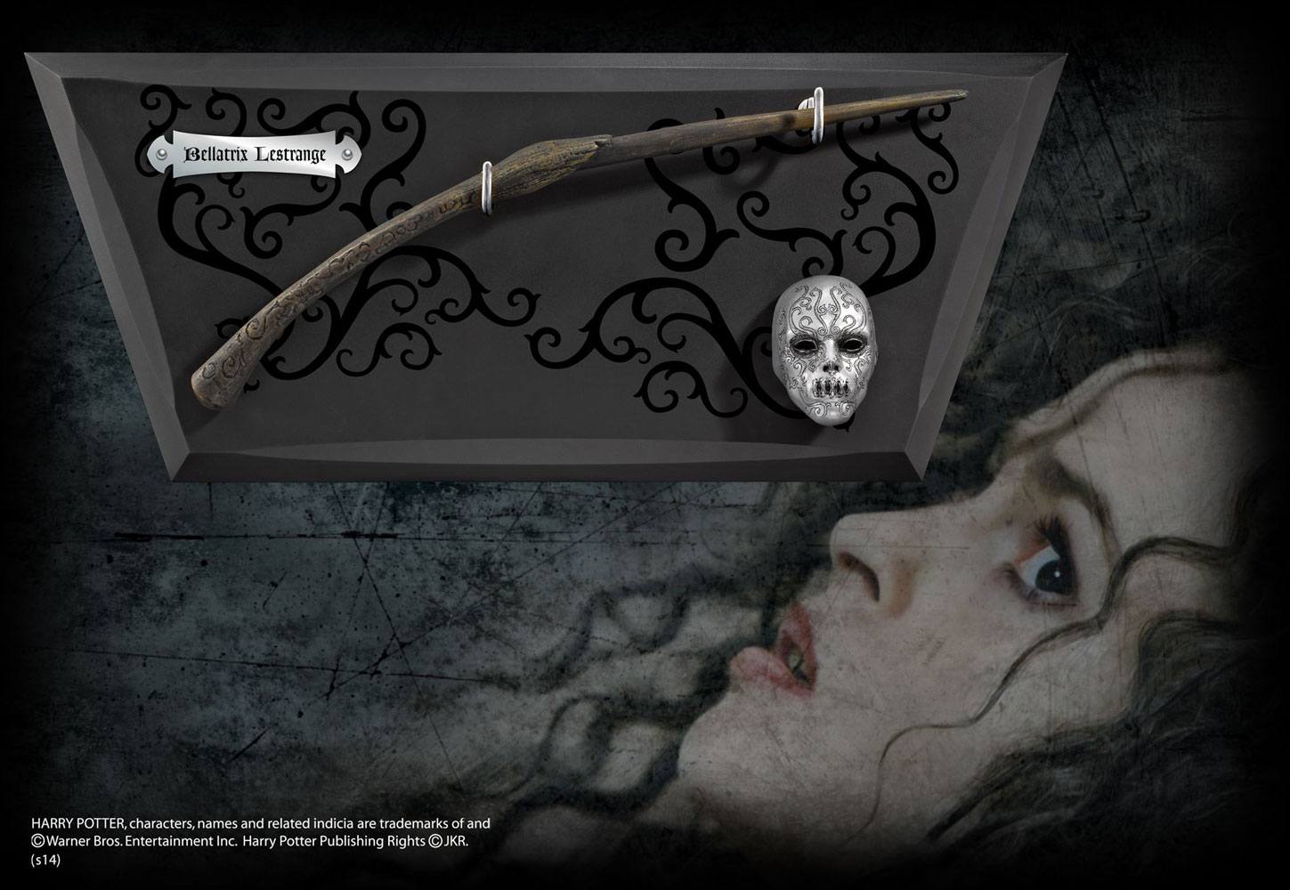 Bellatrix Lestrange tryllestav med display fra Harry Potter på 35 cm