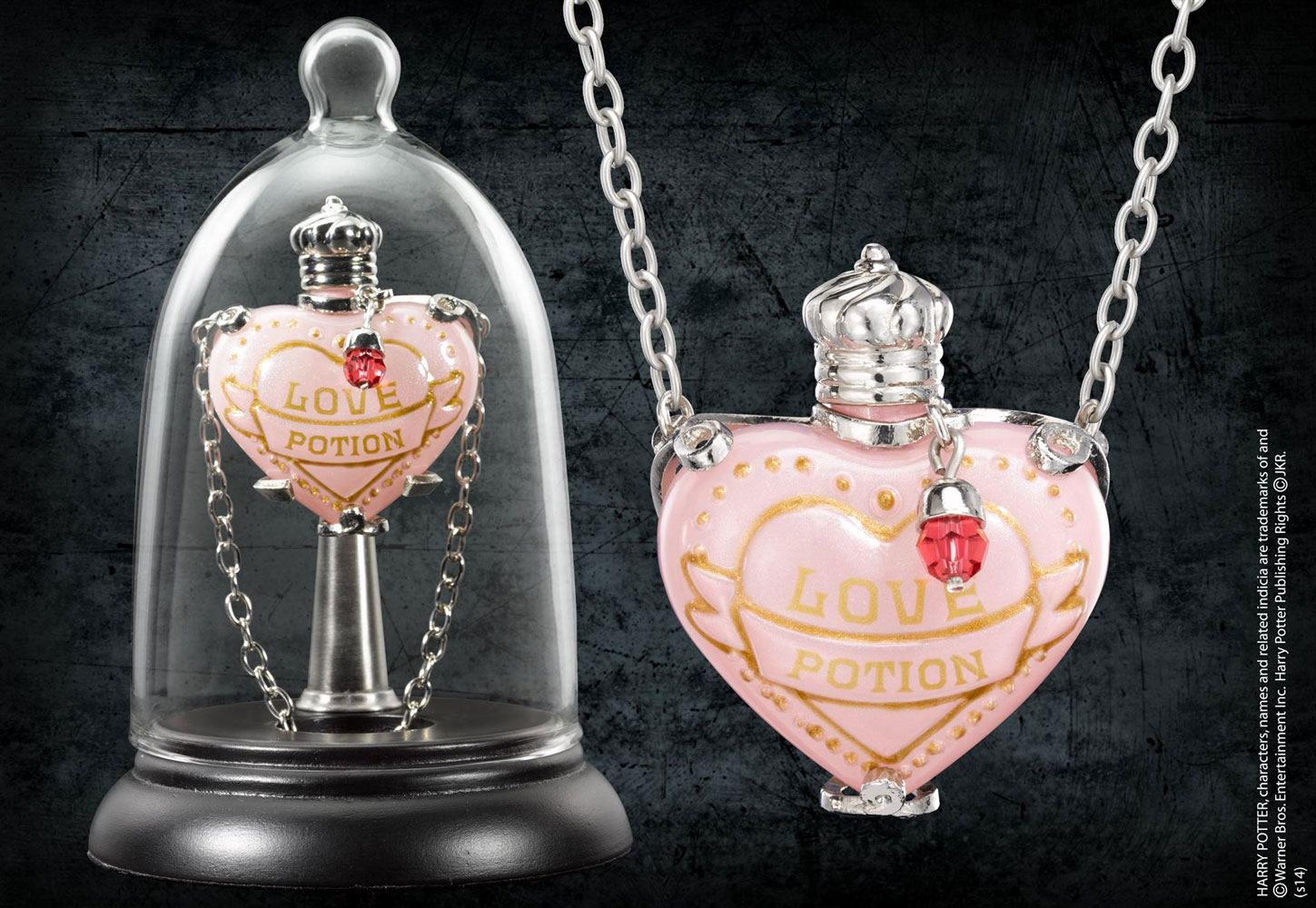 Love Potion Pendant and Display fra Harry Potter