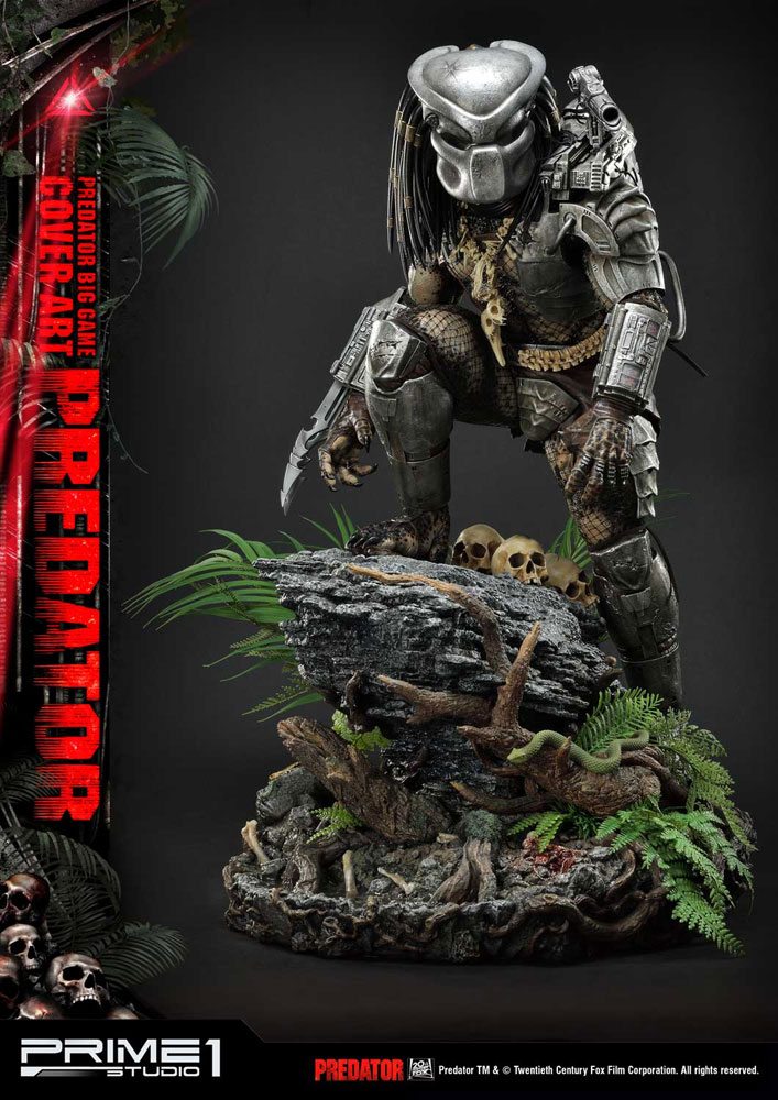 Predator Statue Big Game Cover Art Predator 72 cm