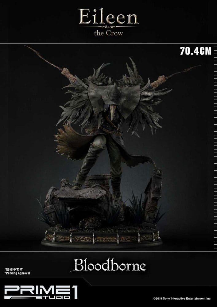 Bloodborne The Old Hunters Statue Eileen The Crow Exclusive 70 cm