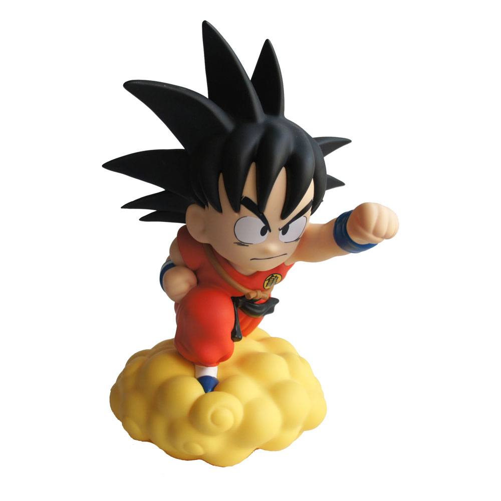 Dragon Ball Chibi Sparebøsse med Son Goku på Flyvende Nimbus 22 cm