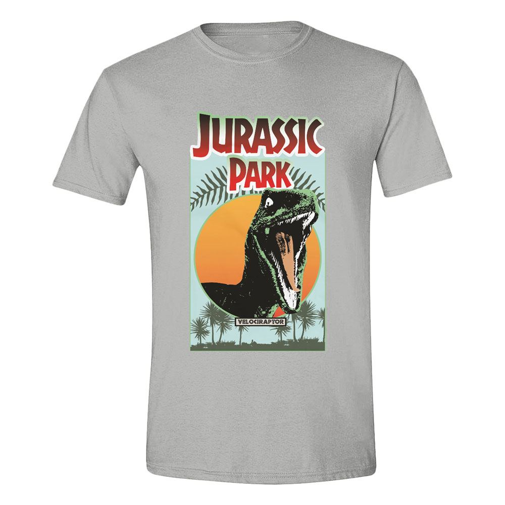 Jurassic Park - Raptropic T-Shirt - Medium- zandkleurig