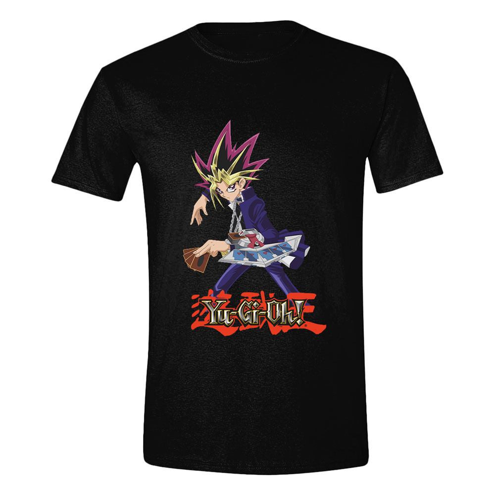 YuGiOh! Heren Tshirt -S- Logo & Yami Yugi Zwart