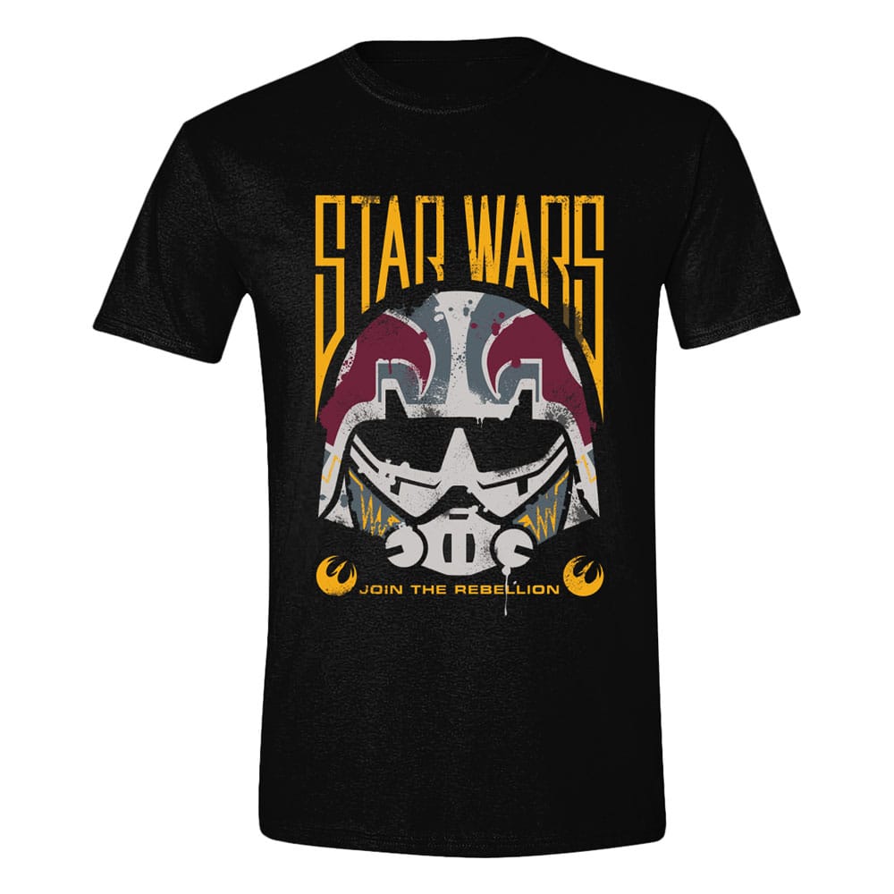 Star Wars - Join The Rebellion Spray T-Shirt - Large