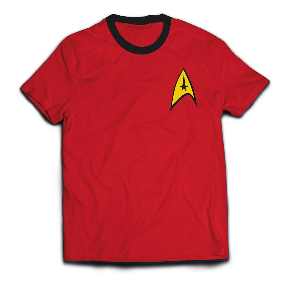 Star Trek - Scotty Uniform T-Shirt - Rood - Maat M