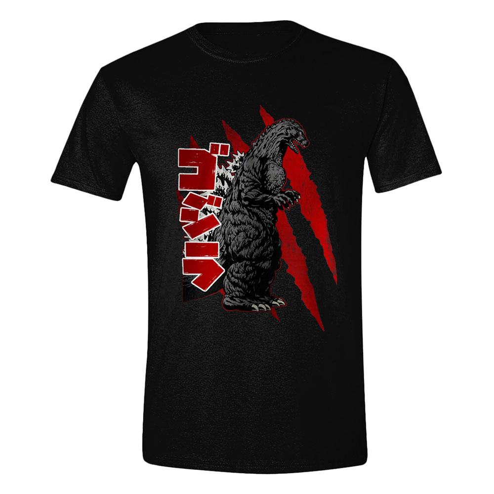 Godzilla Heren Tshirt -S- Japanese Monster Zwart