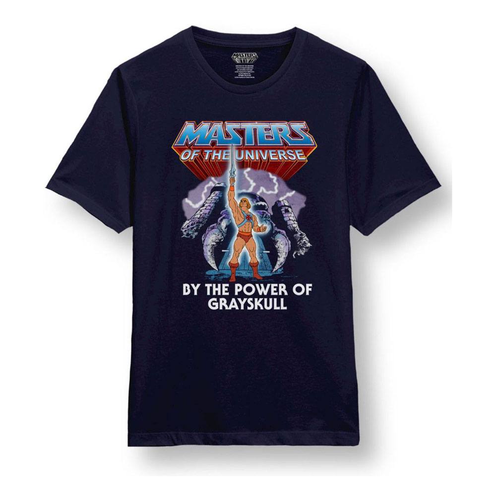 Masters Of The Universe Heren Tshirt -L- Power Of Grayskull Blauw