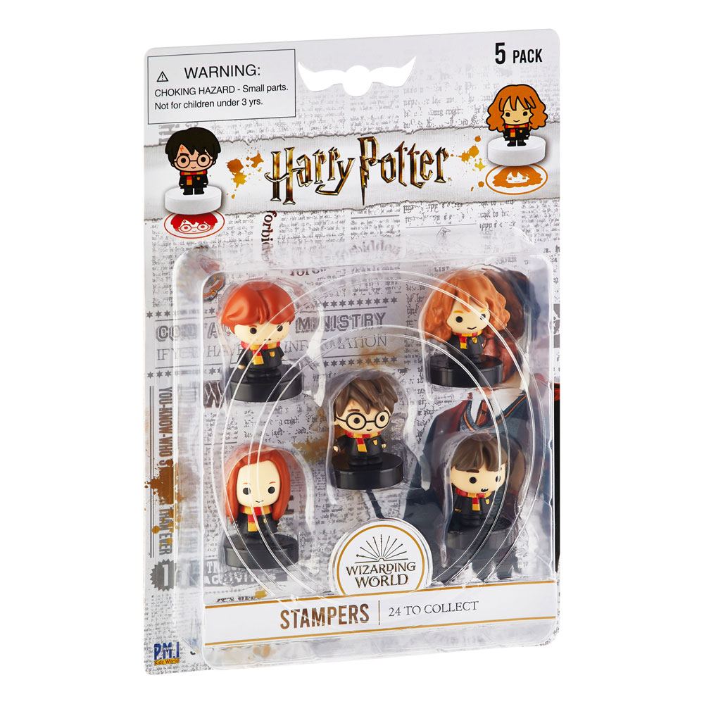 PMI Harry Potter Stamps 5-Pack Wizarding World - 4 CM - Picture 1 of 1