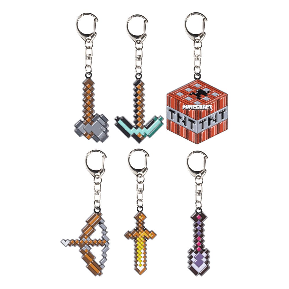 Minecraft Keychains Pickaxe