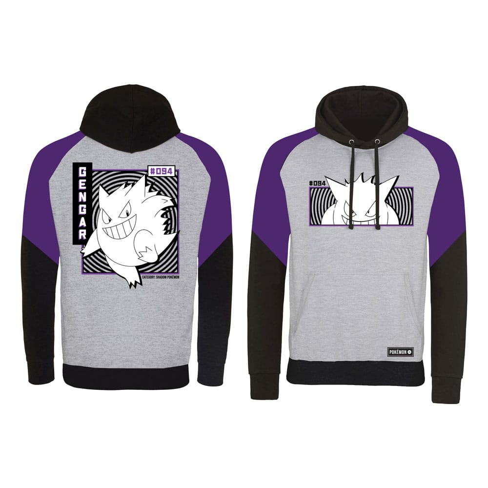 Heroes Inc Pokemon Hooded Sweater Gengar Shadow Size S - Picture 1 of 1