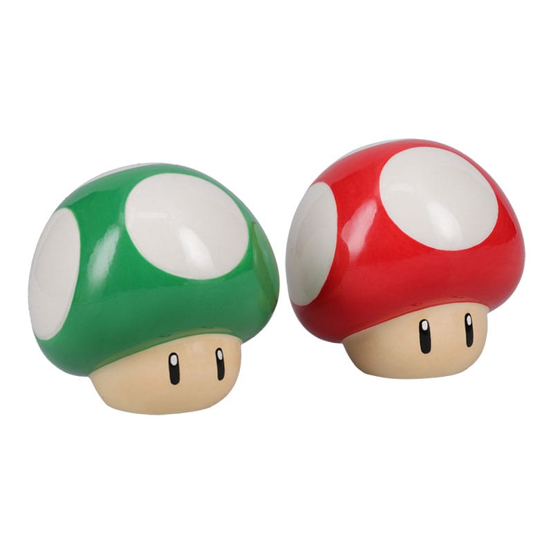 Nintendo - Super Mario - Paddenstoel keramisch peper- en zoutstel