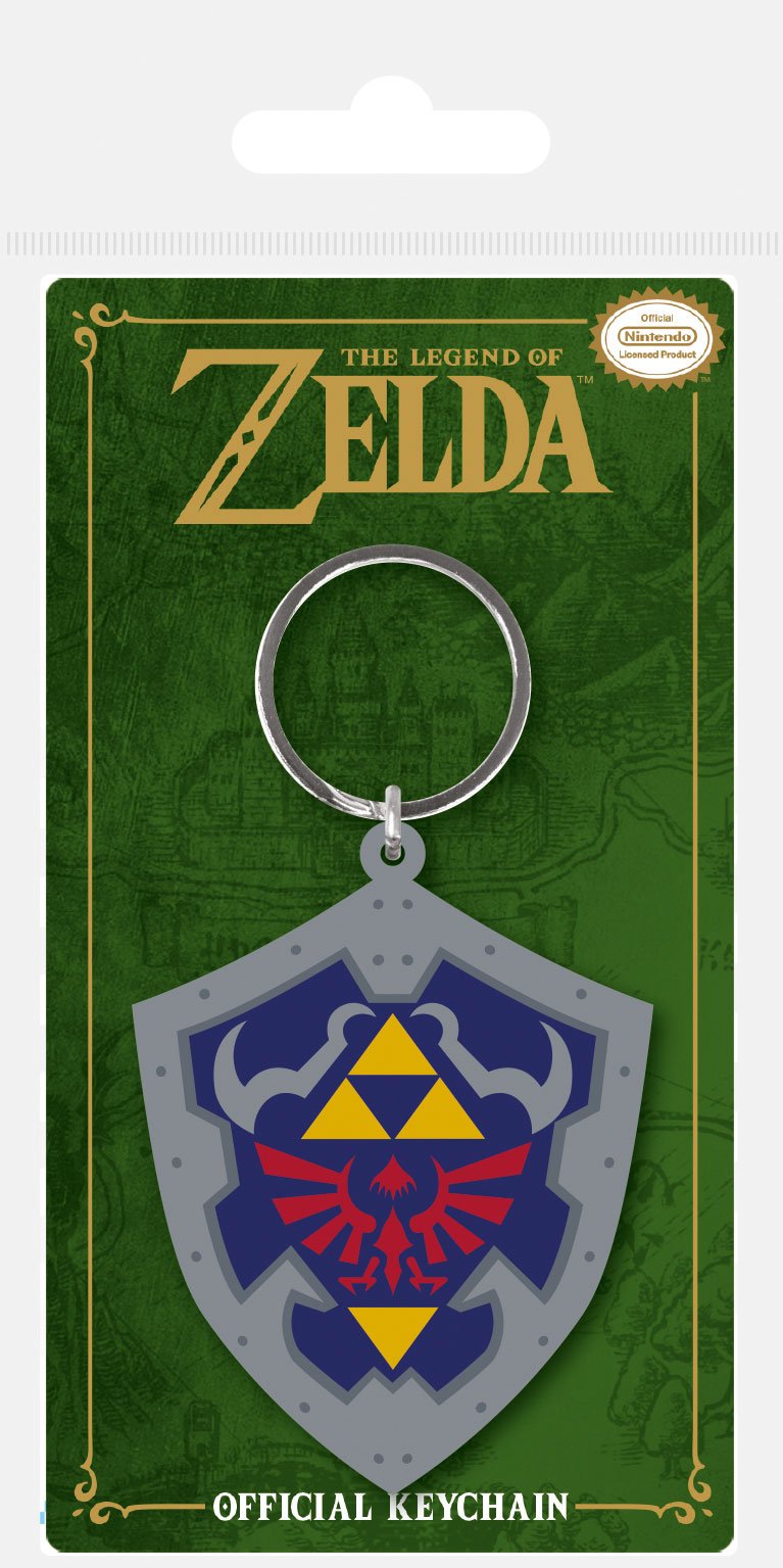 Legend of Zelda Nøglering - Hylian Shield 6 cm