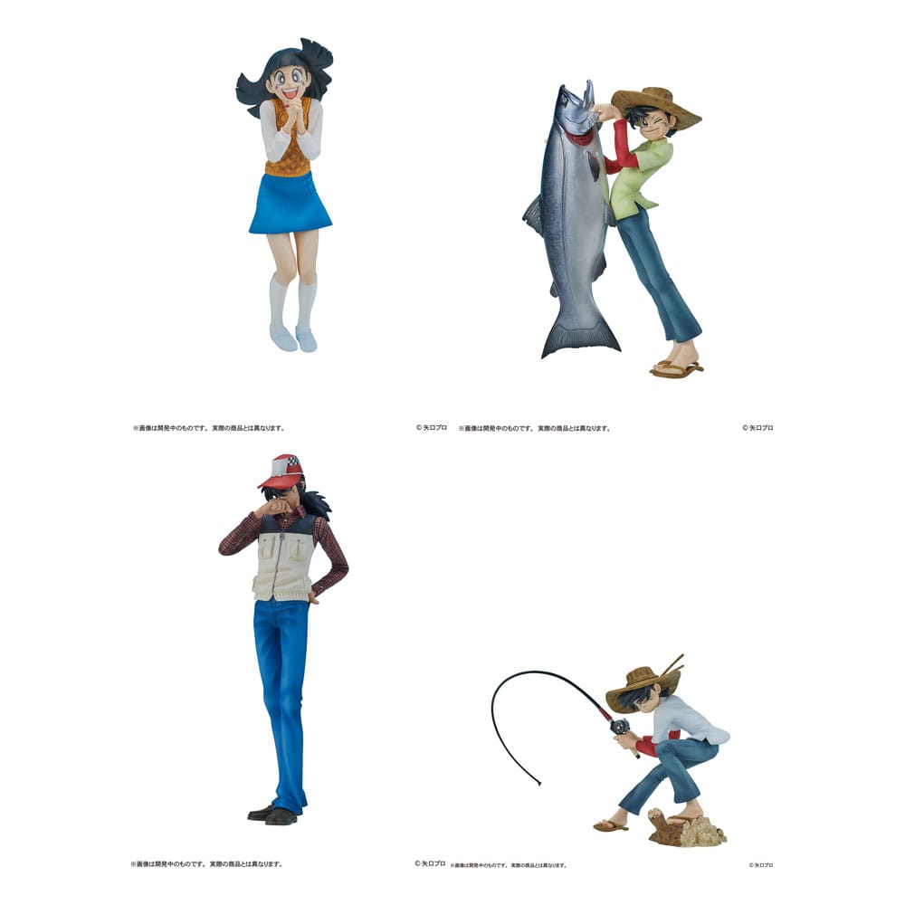 Fisherman Sanpei Mini Figures Display (4)