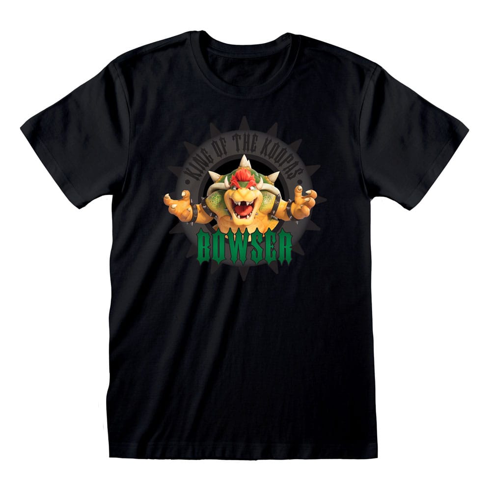 Super Mario Bros T-Shirt Bowser Circle Fashion Size XL