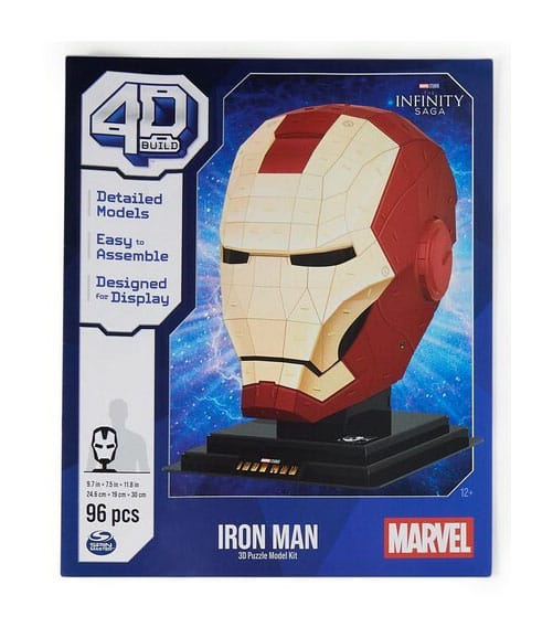 4D Build - Marvel 3D-puzzel van Iron Man - 96 stuks - kartonnen bouwpakket