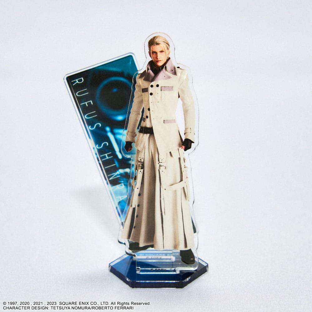 Final Fantasy VII Remake Acryl Figure Rufus Shinra 8 cm