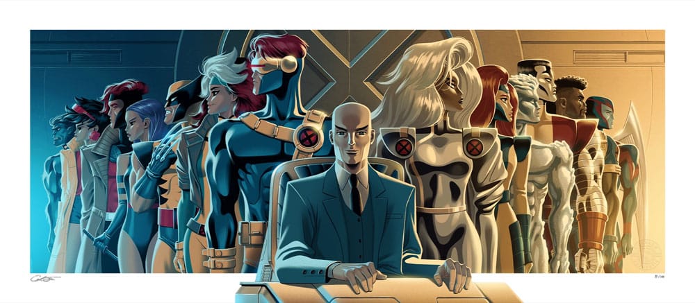 Marvel Art Print Charles Xavier and the X-Men 74 x 33 cm - unframed