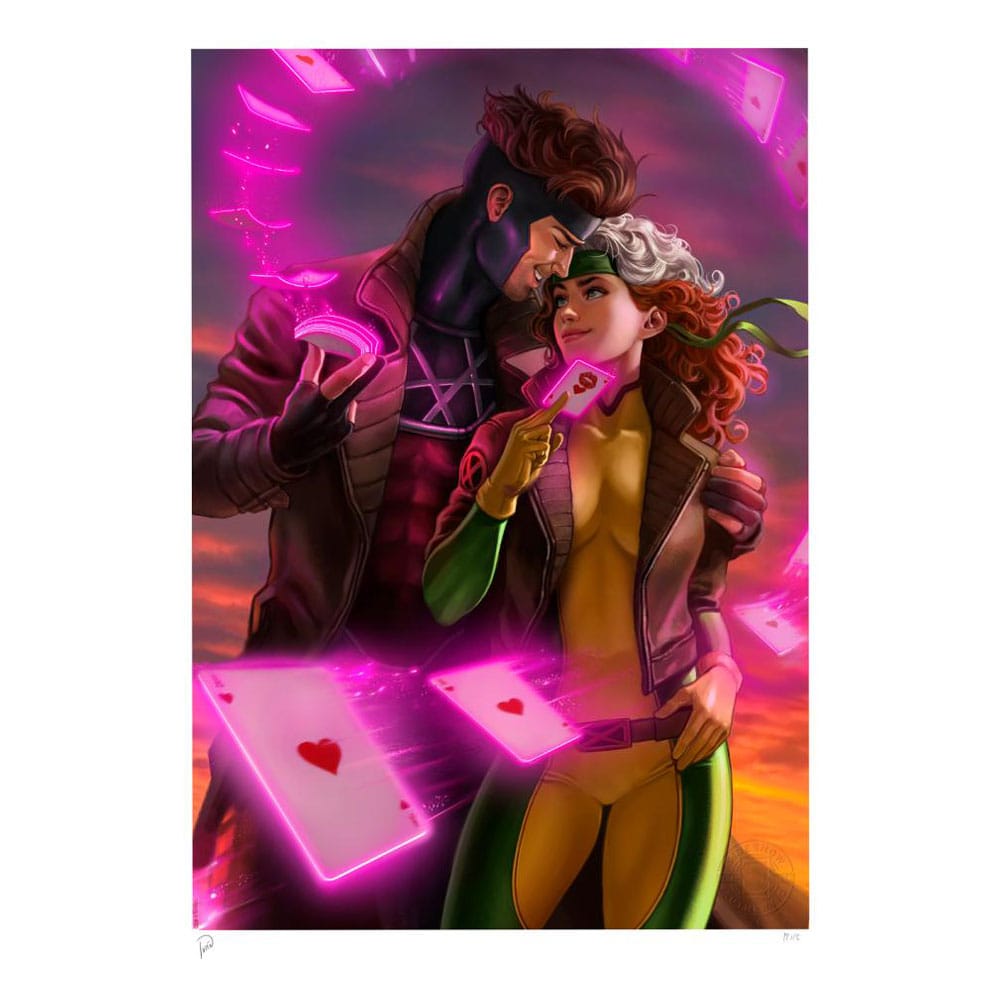 Marvel Art Print Rogue & Gambit 46 x 61 cm - unframed