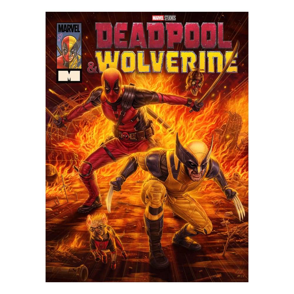 Sideshow Collectibles Marvel Art Print Deadpool & Wolverine 46 x 61 cm - unframed