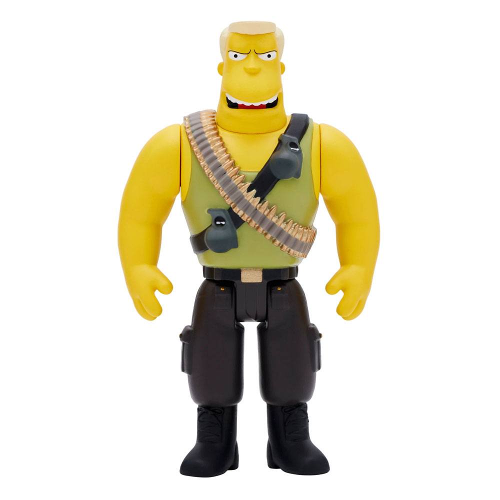 The Simpsons ReAction Action Figure Wave 1 McBain - McBain (Commando) 10 cm