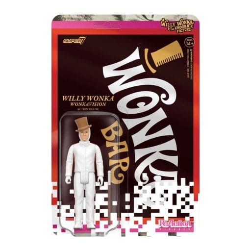 Willy Wonka and the Chocolate Factory (1971) ReAction Action Figure Wave 03 Willy Wonka (White Suit) 10 cm