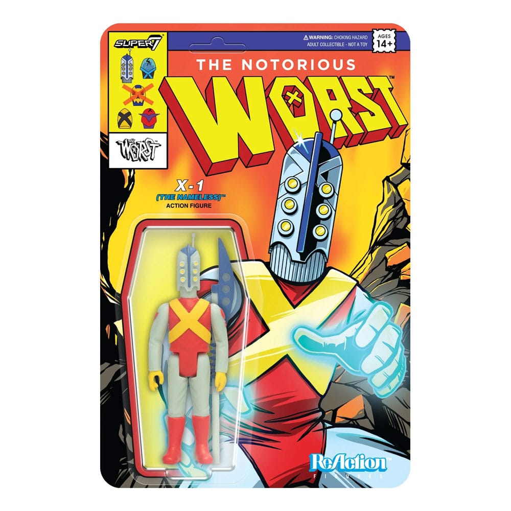 The Worst ReAction Action Figure Wave 05 Mutant Team X1 The Nameless 10 cm