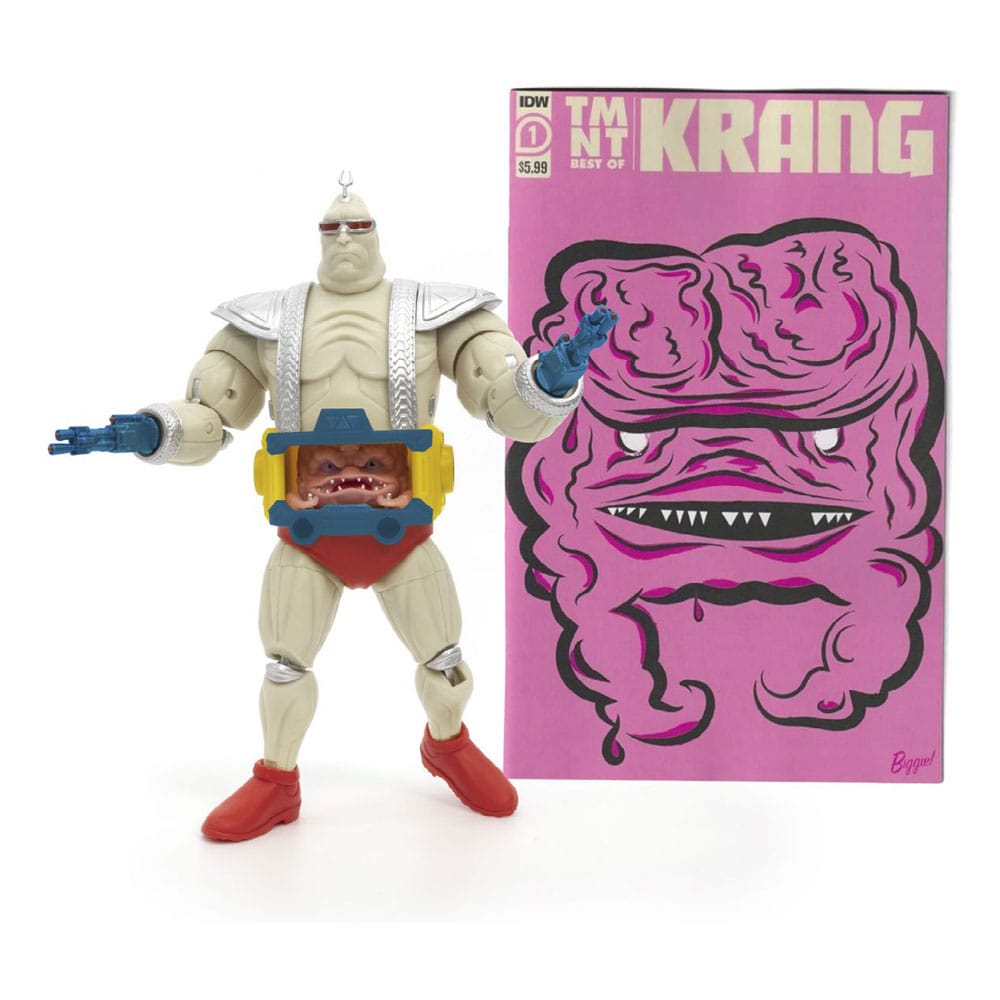 Teenage Mutant Ninja Turtles BST AXN XL Action Figure & Comic Book Krang with Android Body 20 cm