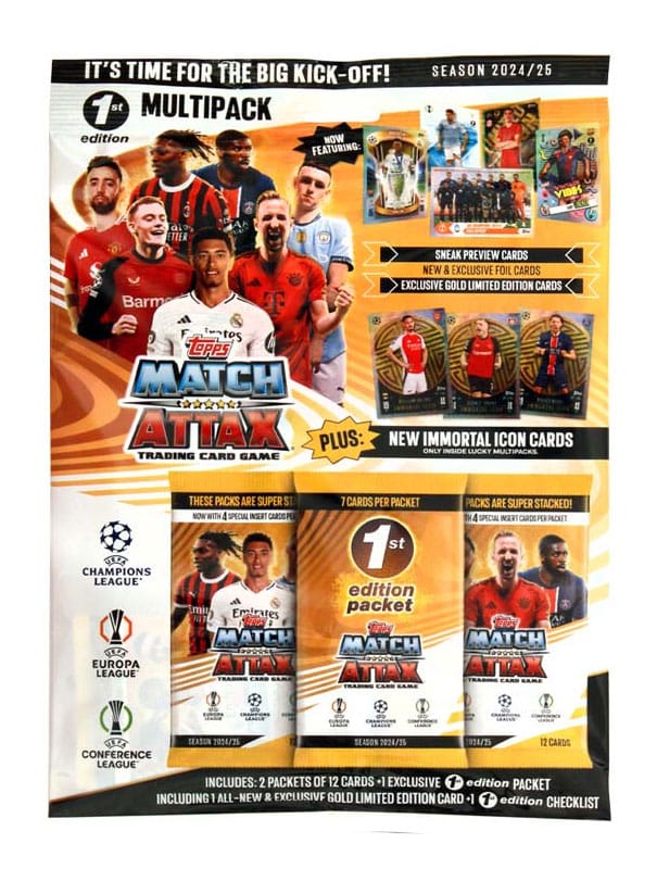 Topps Match Attax UEFA Champions League TC 2024/2025 – 1e Editie Multipack Eng versie