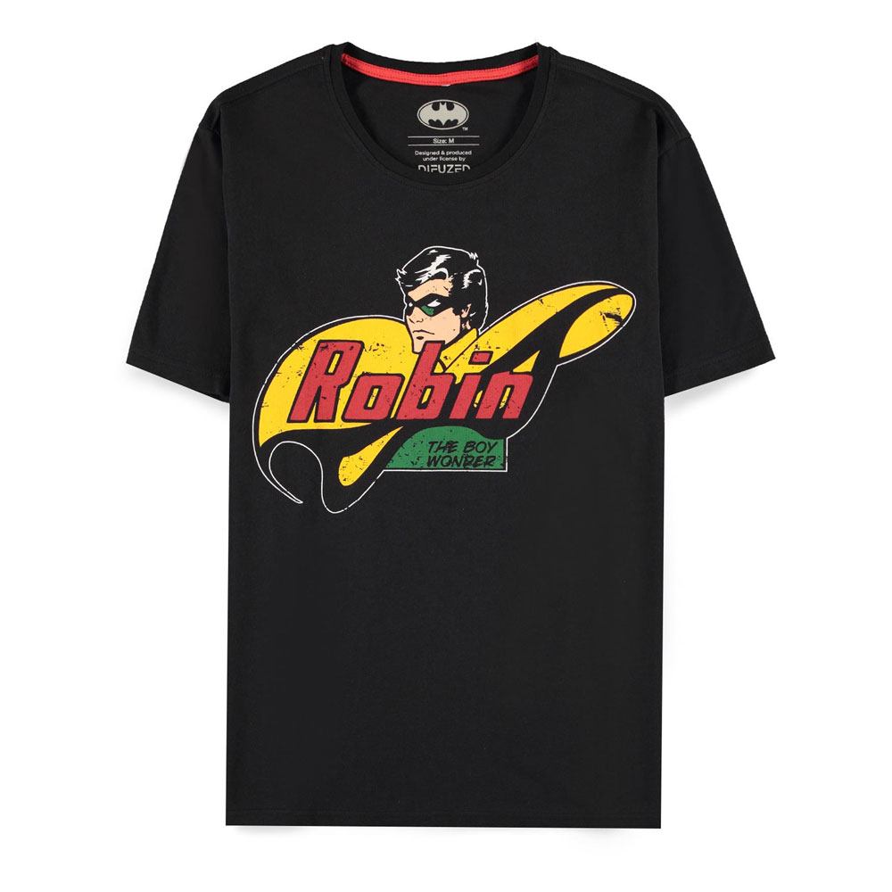 DC Comics Batman Heren Tshirt -S- Robin - Graphic Zwart