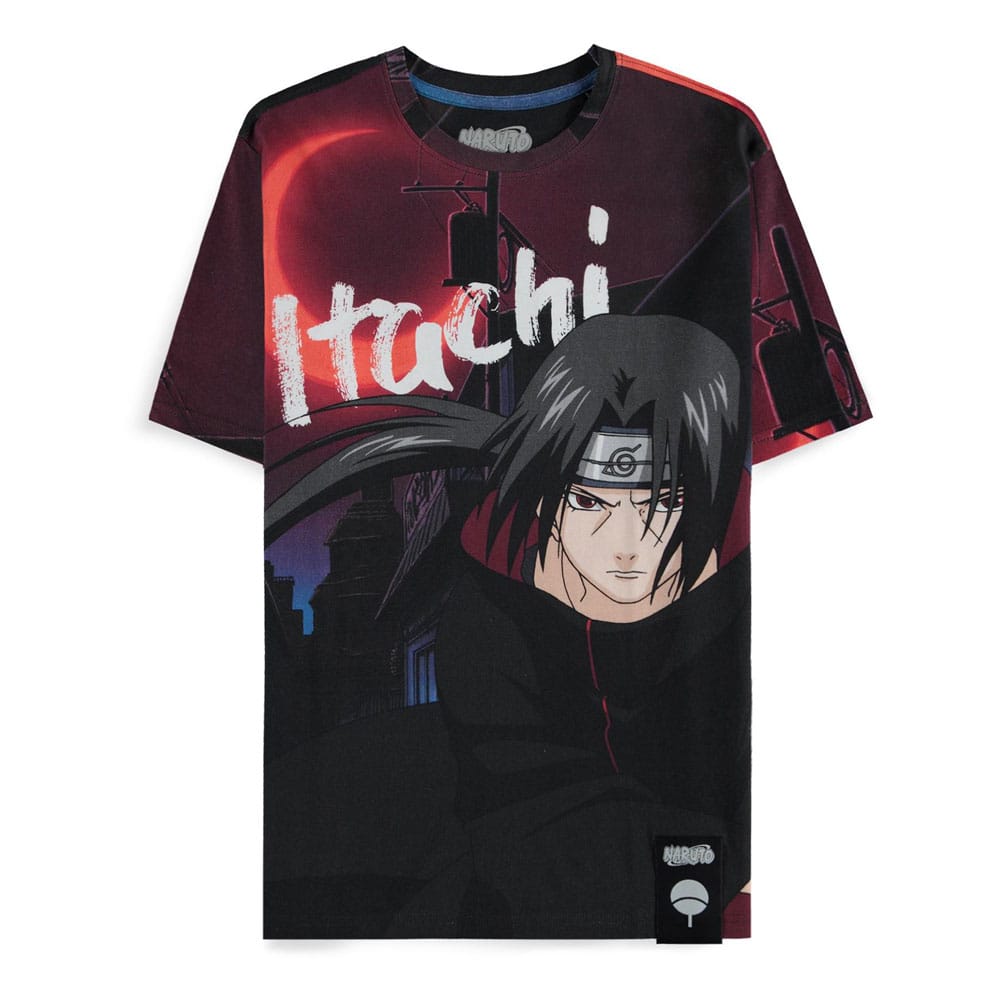 Naruto T-Shirt Mirage AOP Itachi & Sasuke Size M