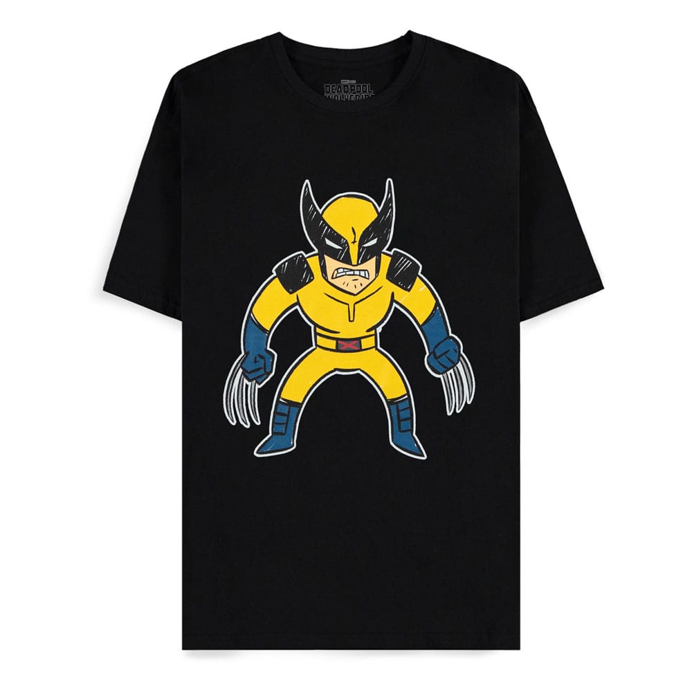 Deadpool T-Shirt Wolverine Kids Drawing Size XL