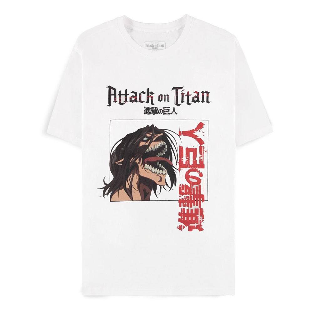 Attack On Titan Heren Tshirt -S- Agito No Kyojin Wit