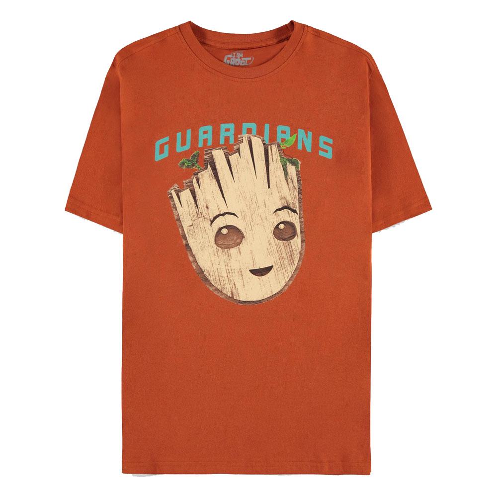 Marvel Guardians Of The Galaxy Heren Tshirt -M- I Am Groot Oranje