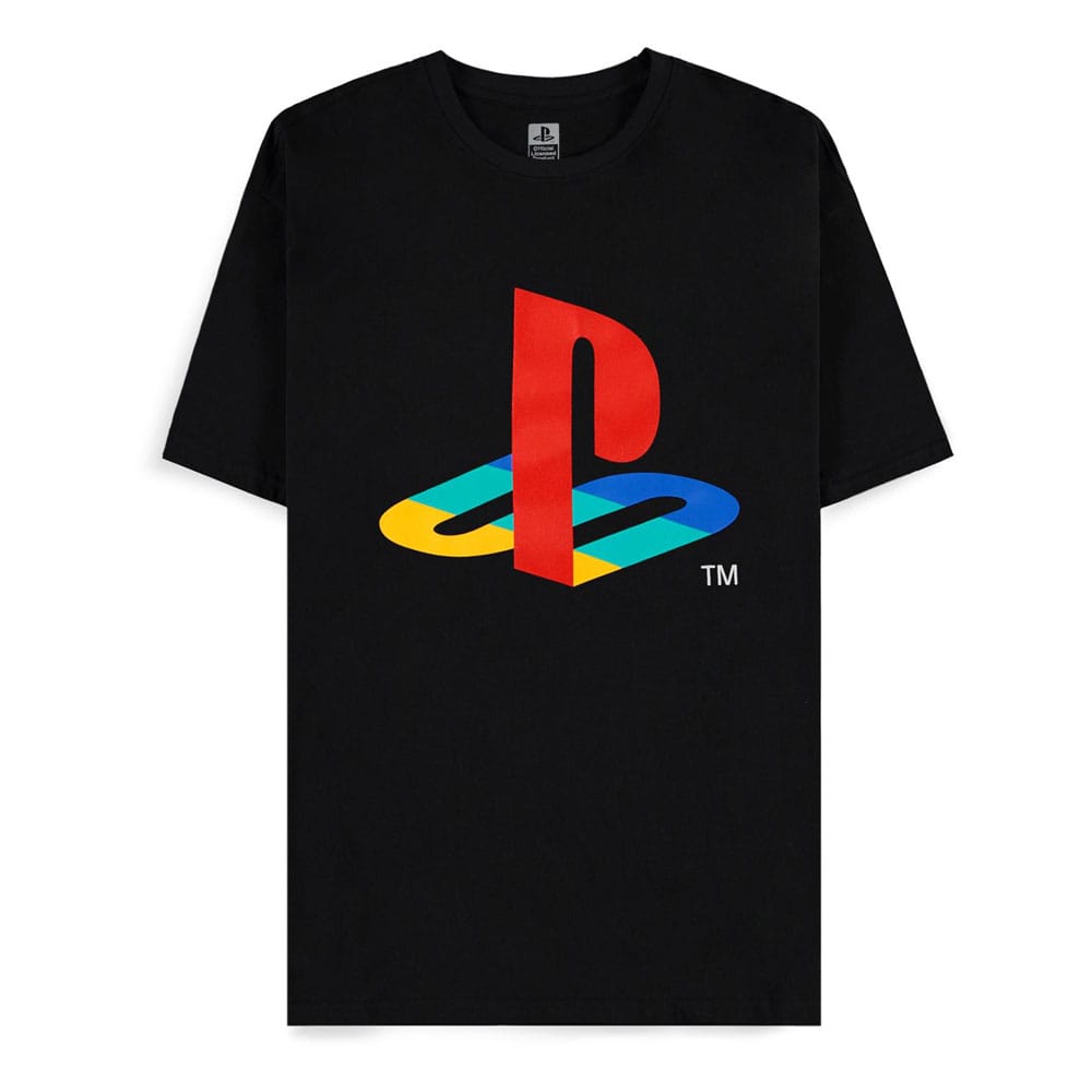 PlayStation T-Shirt Logo Black Size M