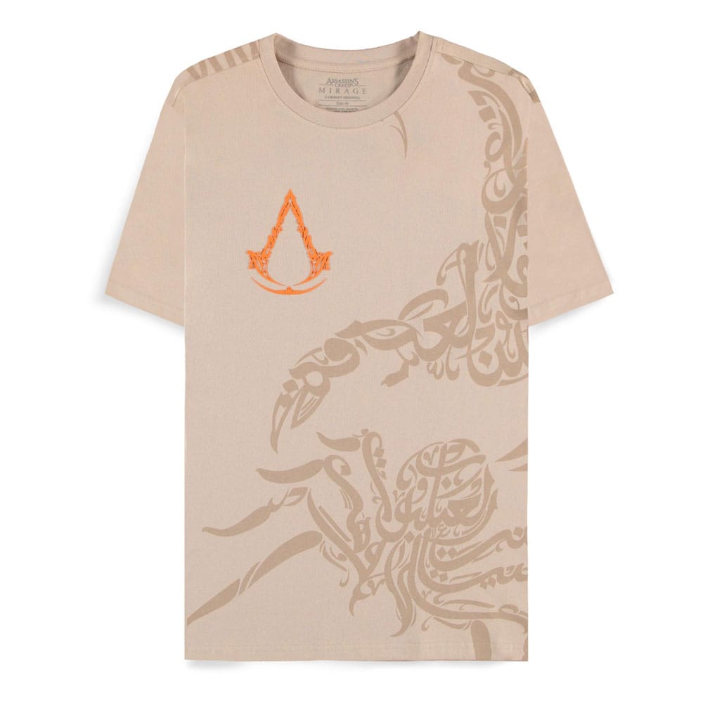 Assassin's Creed T-Shirt Mirage Spider, Scorpion and Eagle Beige Size XL