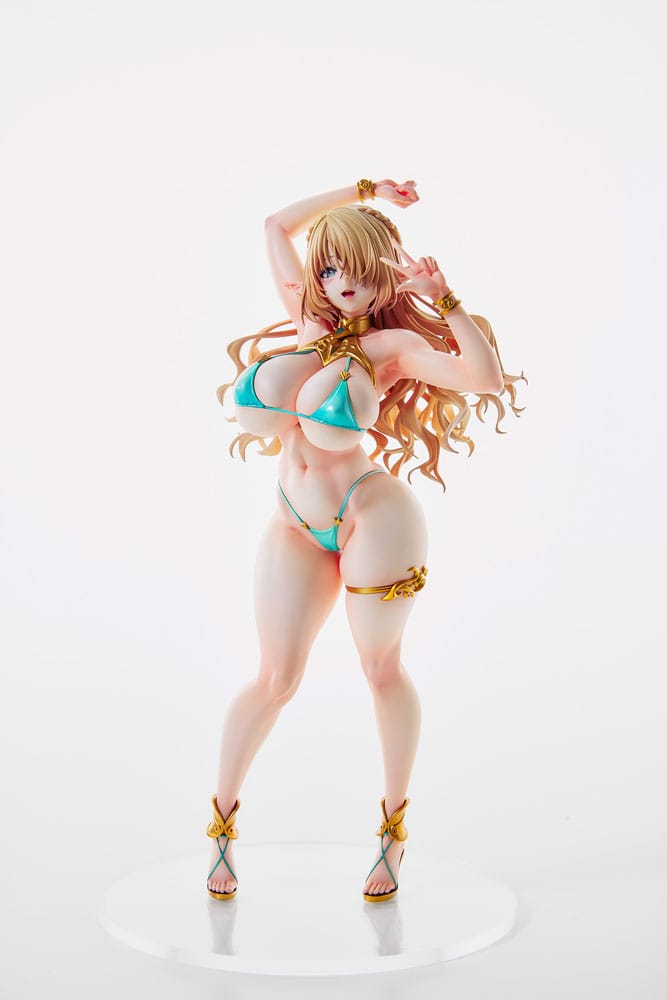 Original Character Elf Village Series PVC Statue 1/6 8th Villager Cecil Ritual Bathing Suit Ver. 25 cm