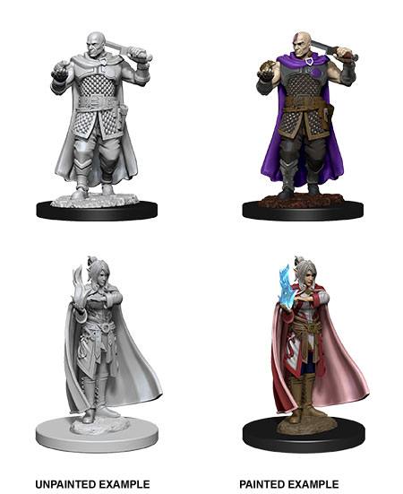 D&D Nolzur's Marvelous Miniatures Unpainted Miniatures Human Ranger & Moon Elf Sorcerer Case (6)