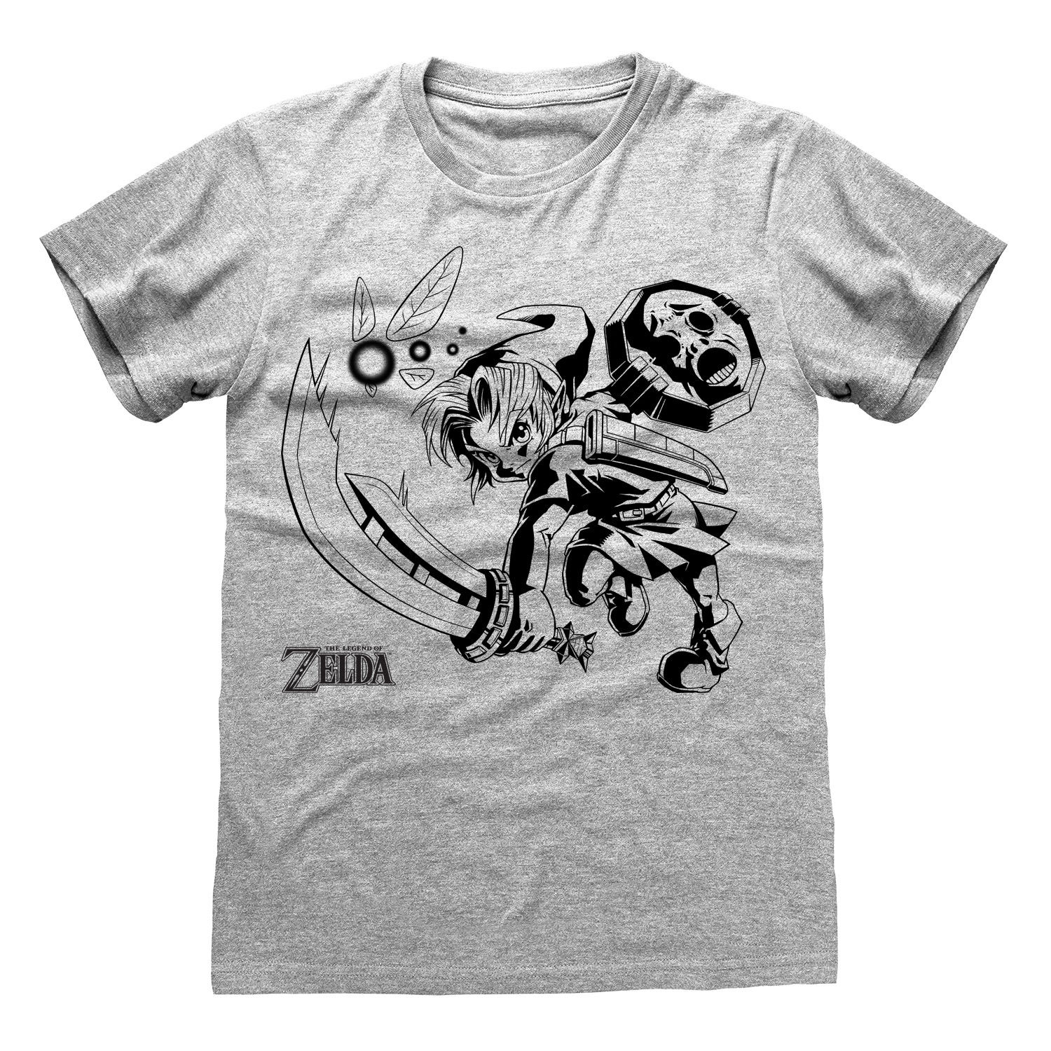 Legend Of Zelda T-Shirt Link And Navi Size L